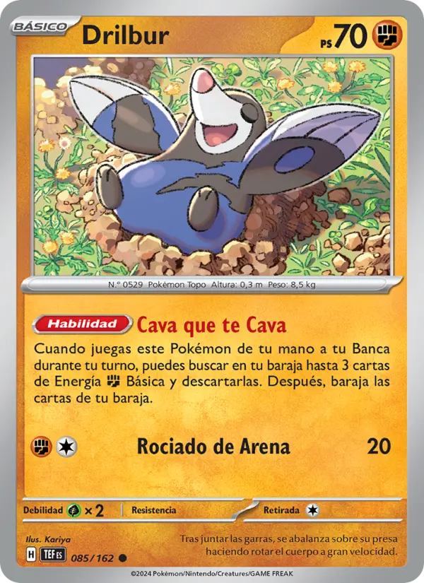 Drilbur, Fuerzas Temporales No. 085