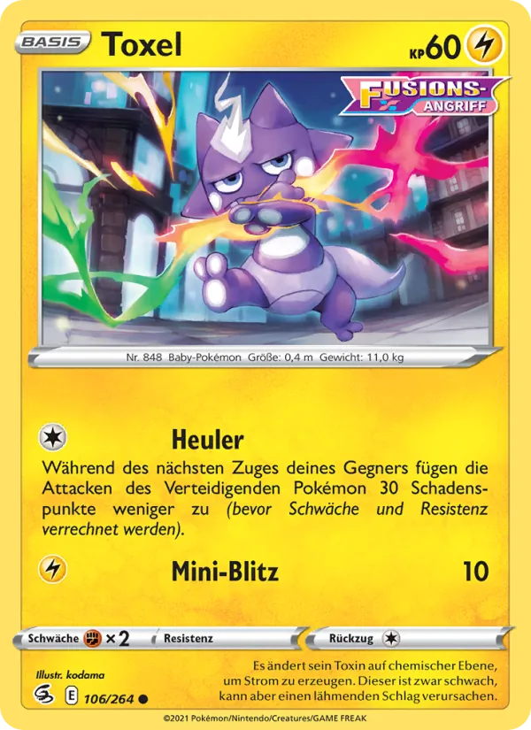 Toxel, Fusions Angriff Nº 106
