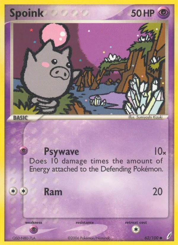 Spoink, Crystal Guardians Nº 62
