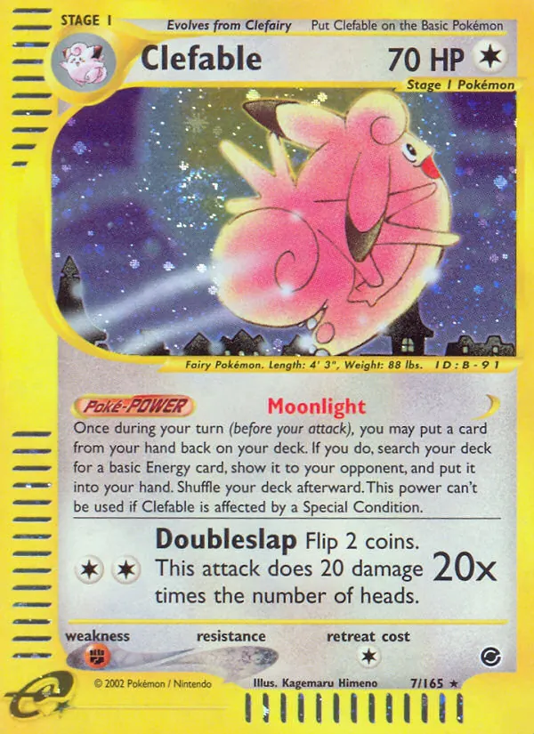 Clefable, Expedition Base Set No. 7