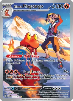 Ethan's Magcargo, Ascended Heroes No. 222 Holo