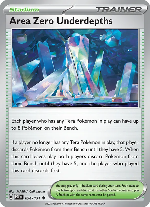 Area Zero Underdepths, Prismatic Evolutions No. 094