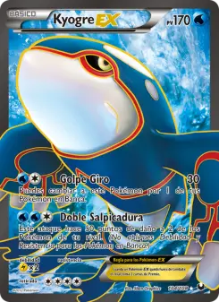 Kyogre-EX, Oscuros Exploradores Nº 104 Normal