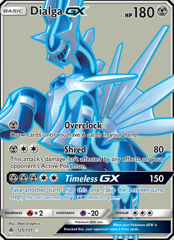Dialga GX, Forbidden Light Nº 125