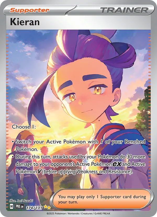Kieran, Prismatic Evolutions Nº 174