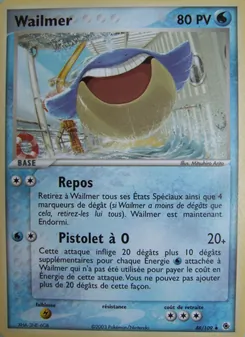 Wailmer, EX Rubis & Saphir Nº 48 Normal