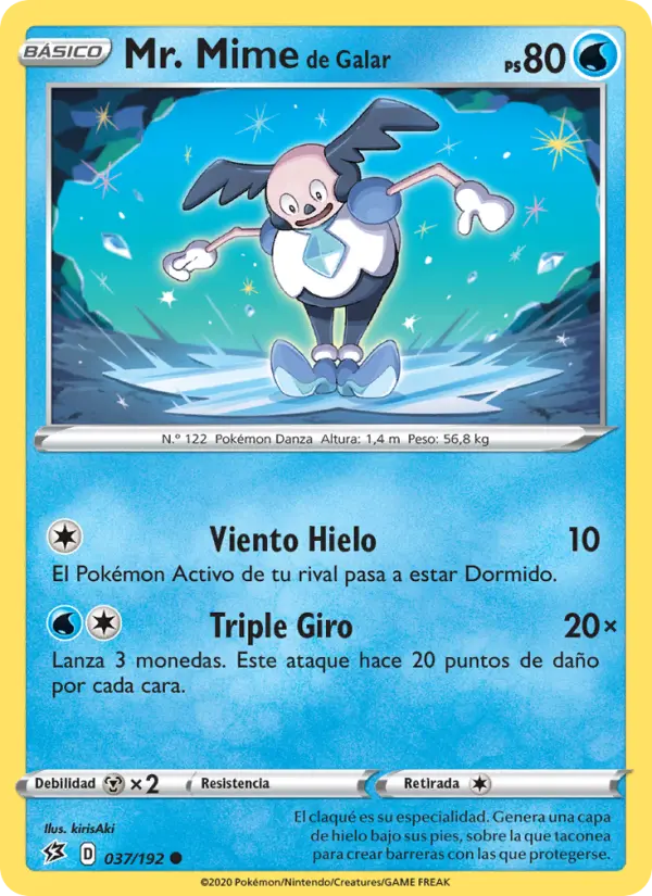 Mr. Mime de Galar, Choque Rebelde No. 37