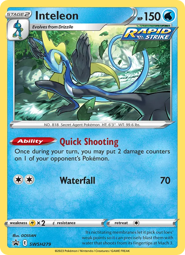 Inteleon, SWSH Black Star Promos No. SWSH279