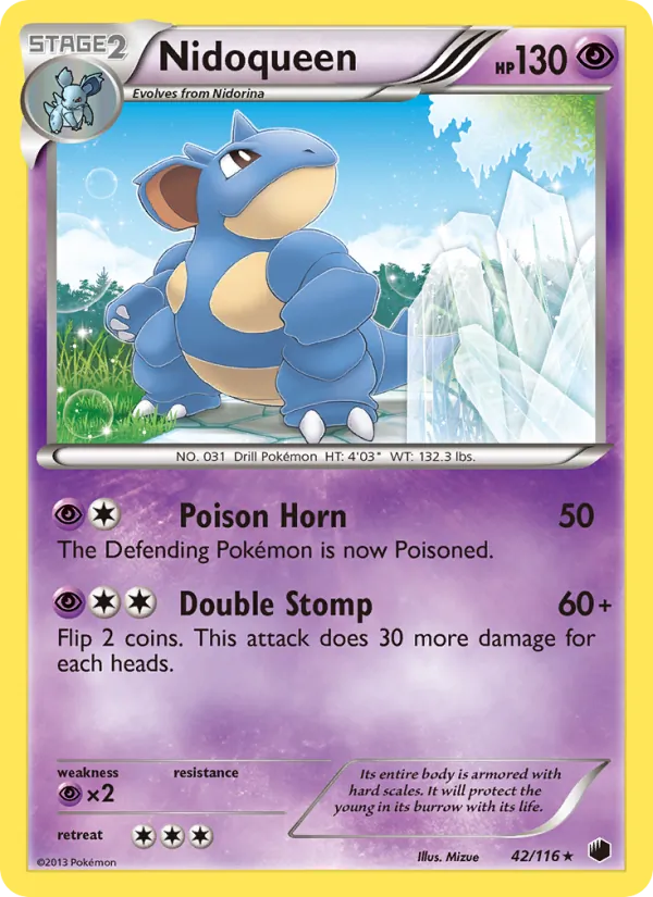 Nidoqueen, Plasma Freeze Nº 42