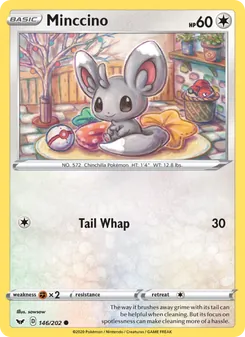 Minccino, Sword & Shield No. 146 Normal