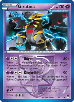 Giratina, Plasma-Sturm Nº 62 Normal