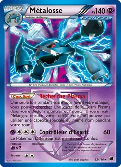 Métalosse, Glaciation Plasma Nº 52 Normal