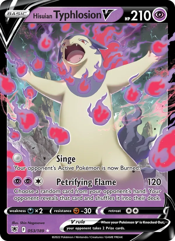 Hisuian Typhlosion V, Astral Radiance Nº 053