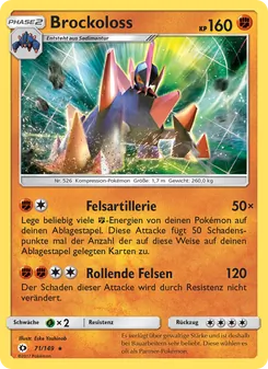 Brockoloss, Sonne & Mond No. 71 Normal