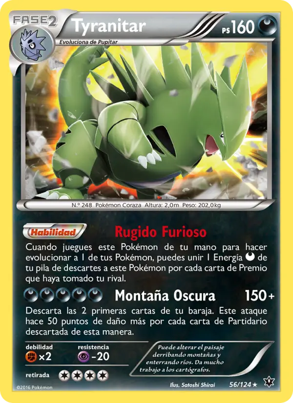 Tyranitar, Destinos Enfrentados Nº 56