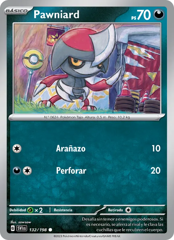 Pawniard, Escarlata y Púrpura Nº 132