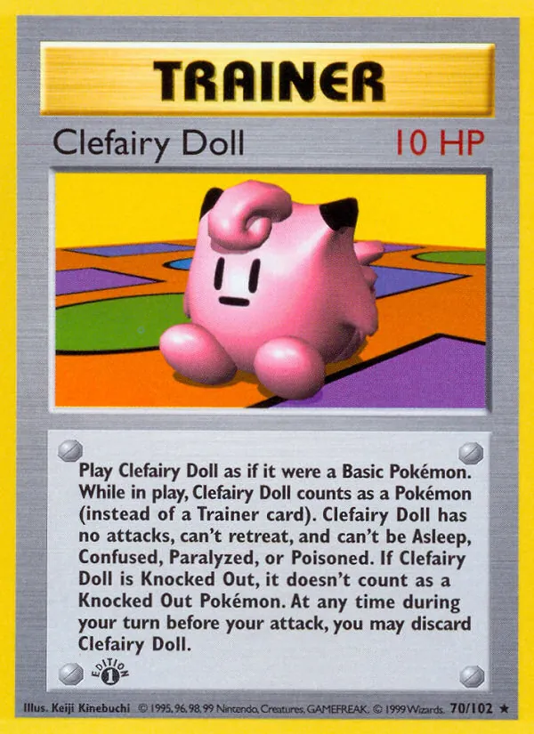 Clefairy Doll, Base Set No. 70