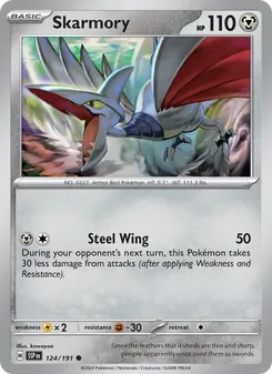 Skarmory, Surging Sparks No. 124 Normal