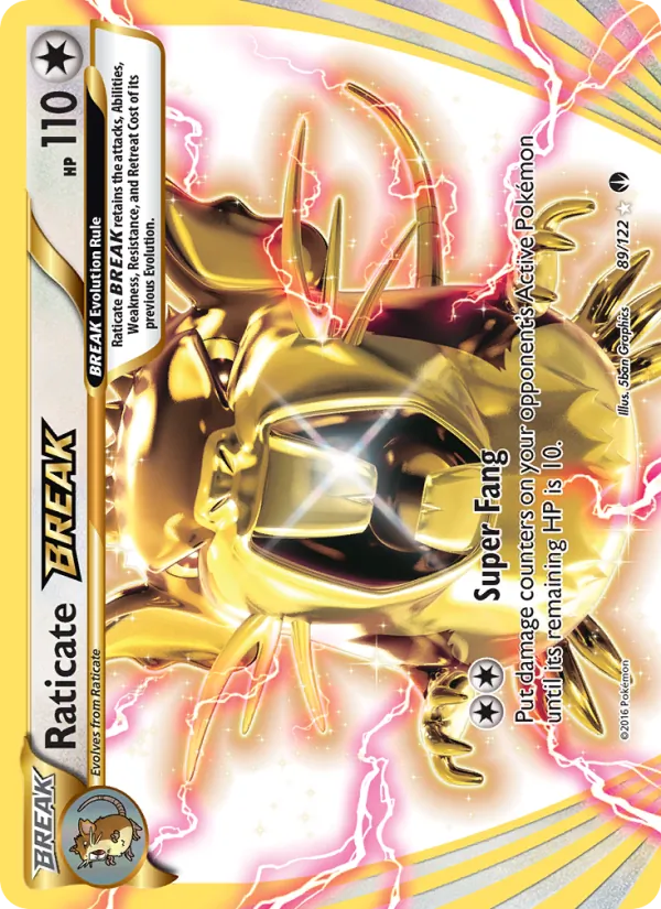 Raticate BREAK, BREAKpoint Nº 89