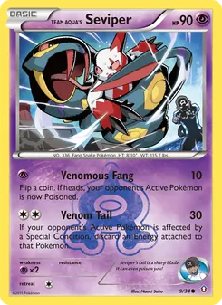Team Aqua's Seviper, Double Crisis No. 9