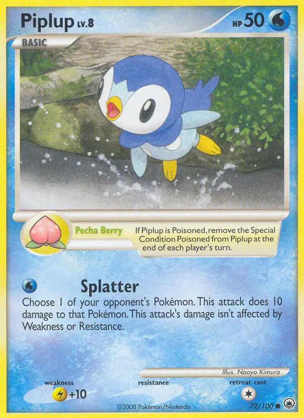 Piplup, Majestic Dawn No. 72
