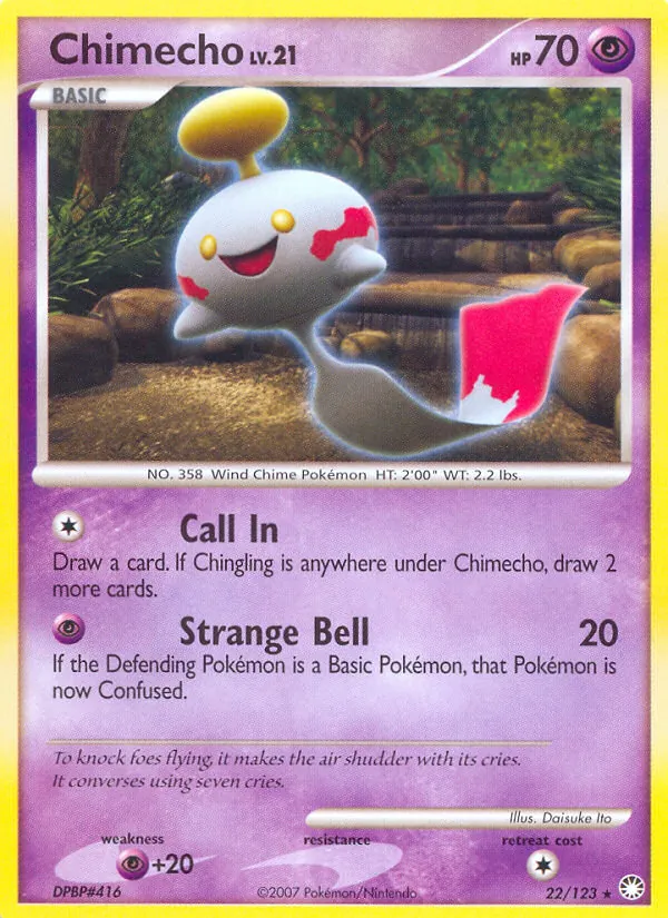 Chimecho, Mysterious Treasures Nº 22