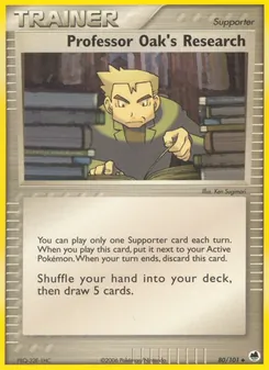 Professor Oak's Research, Dragon Frontiers Nº 80 Normal