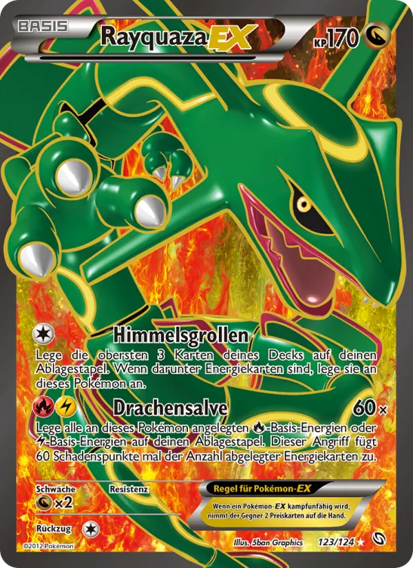 Rayquaza-EX, Hoheit der Drachen No. 123