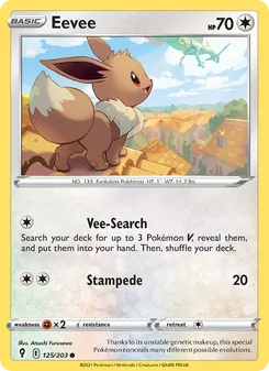 Eevee, Evolving Skies No. 125 Normal