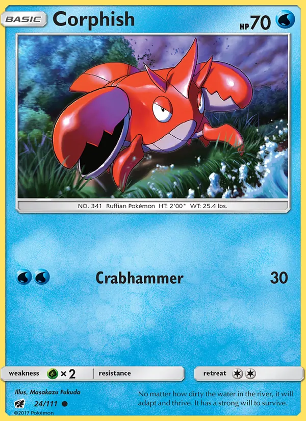 Corphish, Crimson Invasion No. 24
