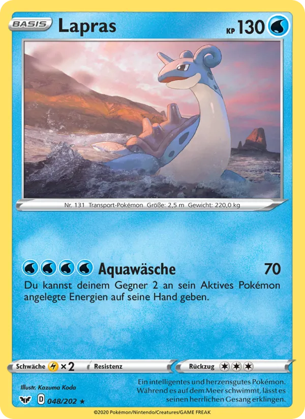 Lapras, Schwert & Schild Nº 48