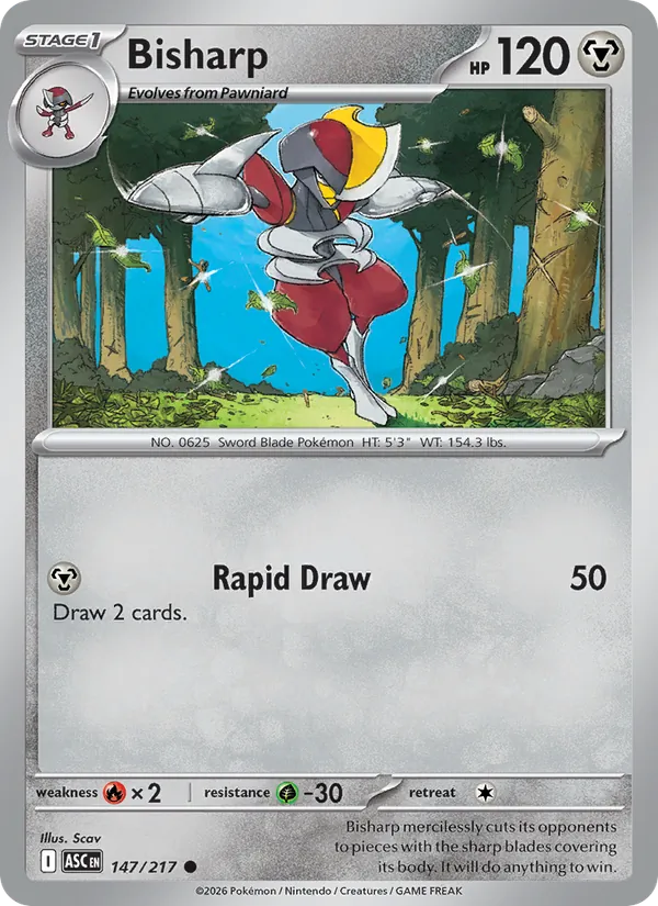 Bisharp, Ascended Heroes Nº 147