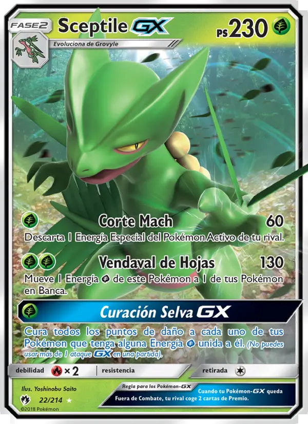 Sceptile GX, Truenos Perdidos No. 22