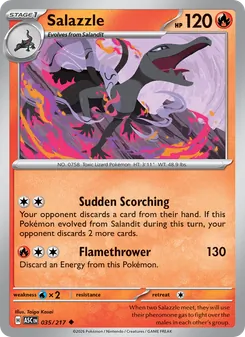 Salazzle, Ascended Heroes Nº 035 Normal