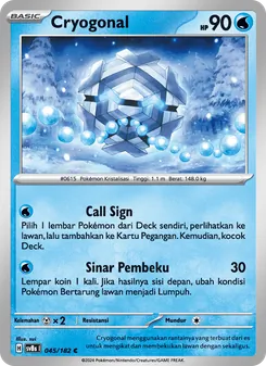 Cryogonal, Kilat Rasi No. 045 Normal