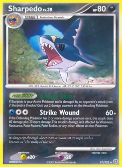 Sharpedo, Secret Wonders Nº 37 Normal