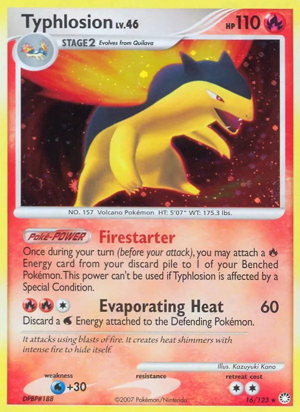 Typhlosion, Mysterious Treasures Nº 16