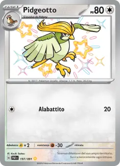 Pidgeotto, Destino di Paldea No. 197 Holo