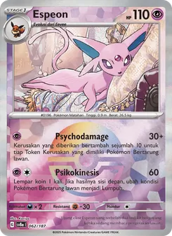 Espeon, Festival Terastal ex No. 062 Normal