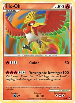Ho-Oh, Ruf der Legenden No. 9 Normal