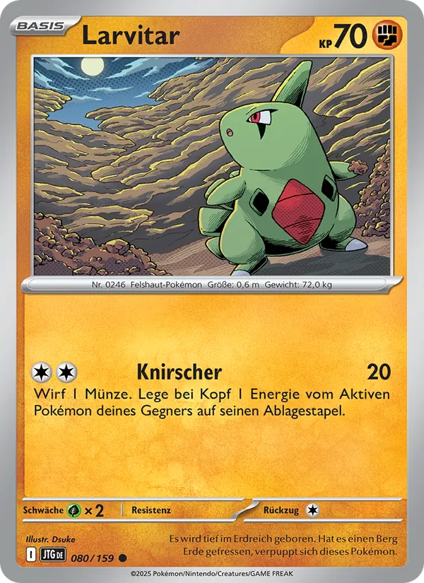 Larvitar, Reisegefährten No. 080
