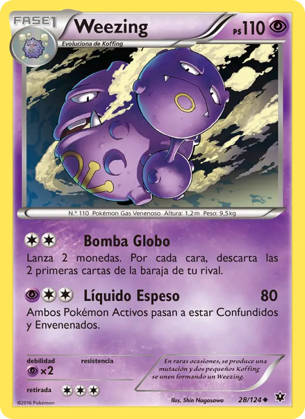 Weezing, Destinos Enfrentados Nº 28