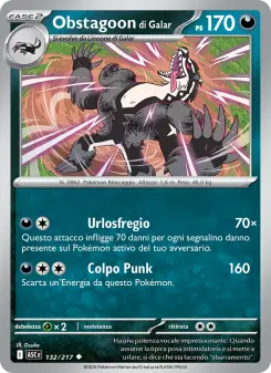 Obstagoon di Galar, Ascesa Eroica Nº 132 Normal