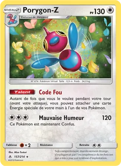 Porygon-Z, Alliance Infaillible No. 157 Normal