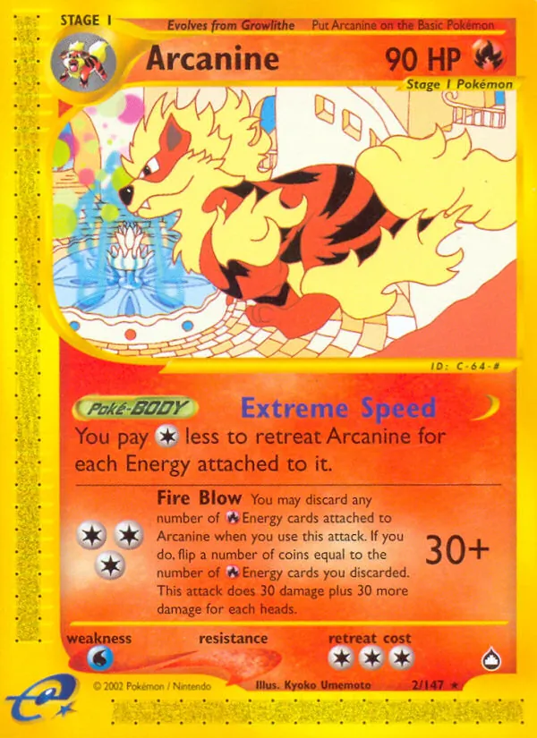 Arcanine, Aquapolis No. 2