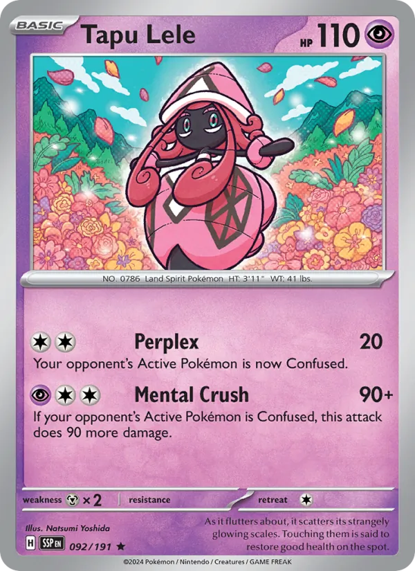 Tapu Lele, Surging Sparks No. 092