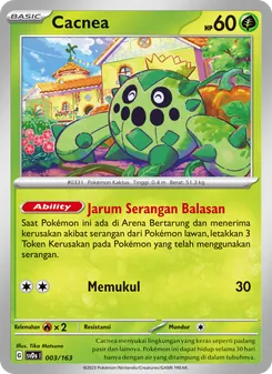 Cacnea, Deck Ringkas ex Nº 003 Normal