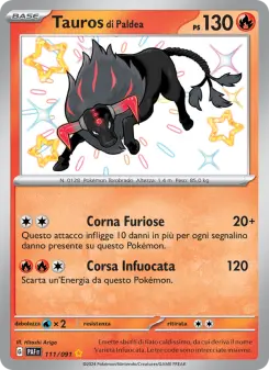 Tauros di Paldea, Destino di Paldea No. 111 Holo