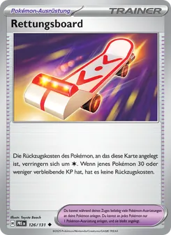 Rettungsboard, Prismatische Entwicklungen No. 126 Normal
