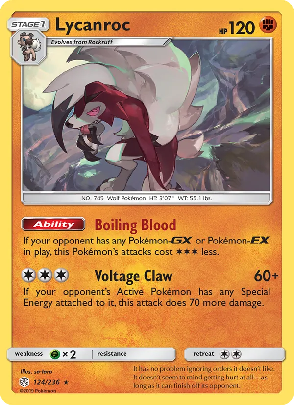 Lycanroc, Cosmic Eclipse Nº 124